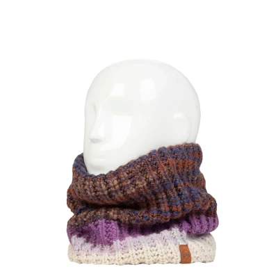 Image of BUFF 1 Pack Alina Knitted Fleece Neckwarmer Purple One Size