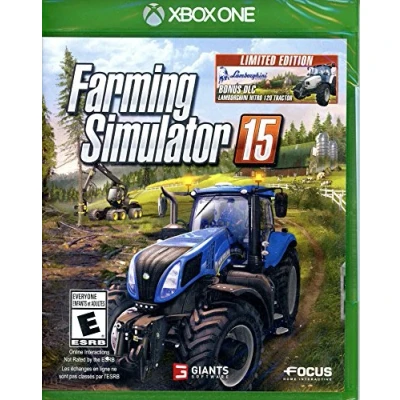 Image of Farming Simulator 15 Limited Edition w/ Bonus DLC Lamborghini Nitro 120 Tractor