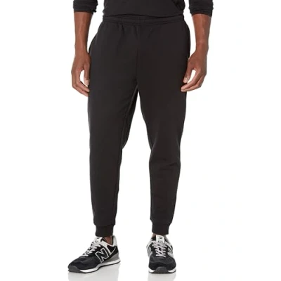 Image of Amazon Essentials Men&#039;s Fleece Joggers, Black, XXL