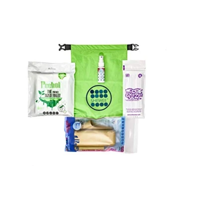 Image of SHEWEE Car &amp; Camp Pack Reusable Pee Funnel The Original Female Urination Device Since 1999! Quickly, Easily and Discreetly, Wee Standing Up Without Removing Clothing (Desert Sand)