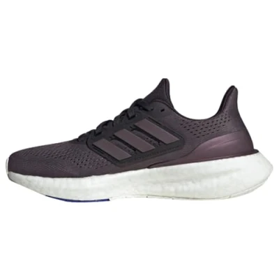 Image of adidas Women&#039;s Pureboost 23 Shoes, Aurora Black/Aurora met/core Black, 6
