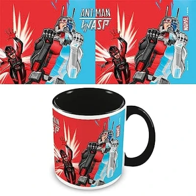 Image of Pyramid International Marvel Ant Man Mug (Ant and The Wasp DNA Design) 11oz Ceramic Coffee Mug, Cups Mugs for Women, Men, Kids Official Merchandise