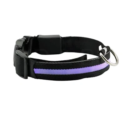 Image of NEO+ UK SELLER ! Improved Dog Visibility &amp; Safety USB Rechargeable LED Collar. Ultra Bright LED&#039;s. Connects to Devices. will be more Visible Safe (BLACK SIZE XL)