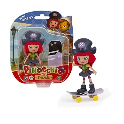 Image of Pinocchio and Friends Giochi Preziosi Action Figure Accessory Freeda Skateboard