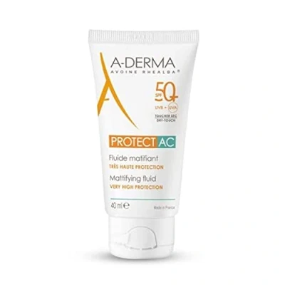 Image of A DERMA Protect AC Mattifying Fluid Very High Protection SPF50+ 40ml
