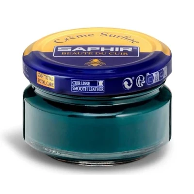 Image of Saphir Cream Surfine Shoe Polish VERT FONCE 20