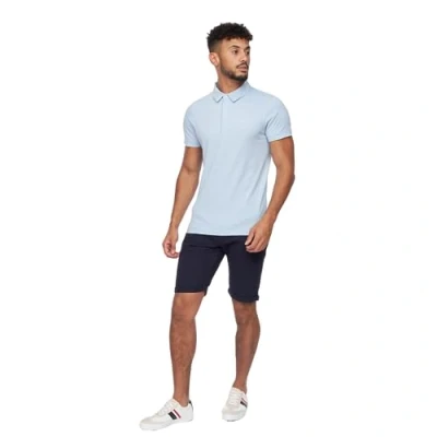 Image of Crosshatch Mens Slim Fit Chino Cotton Summer Casual Shorts(38W/Navy)