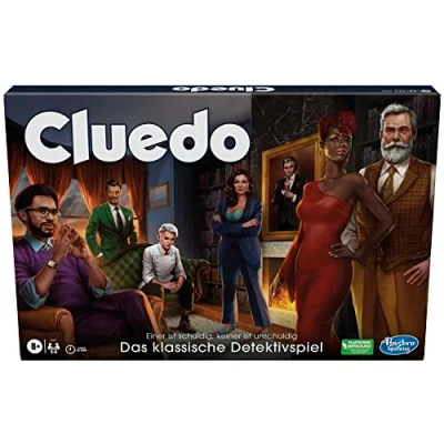 Image of Hasbro Gaming Cluedo Board Game for Children from 8 Years, Newly Designed 2 6 Players, Detective Game, Family and Adults