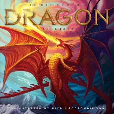 Image of Llewellyn&#039;s 2024 Dragon Calendar