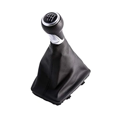 Image of SFONIA Car Gear Shift Knob Shifter Lever Dust Cover A4 S4 B8 8K/ A5 8T Q5 8R S Line (2007 2015) (6 Speed)