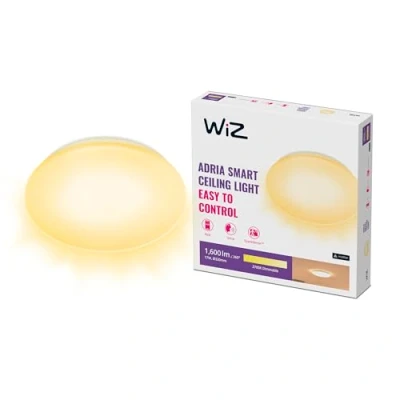 Image of WiZ Dimmable Adria [17W 2700K Warm White] WiFi Smart Connected Ceiling Light Fixture, App Control for Home Indoor Lighting, Living Room, Bedroom