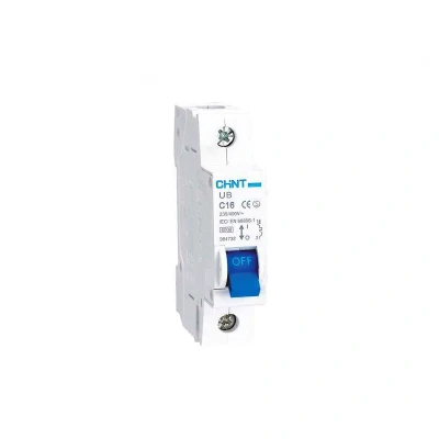 Image of Chint EBG 1P B06 Miniature Circuit Breaker, 6 A, 1 Pole, B Curve, kA