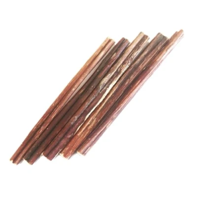 Image of *NEW* Calf Bulls Pizzles x 3 (5&quot;) Premium Natural Dog Treats Chews A Thinner Bully Stick Especially Suited For Puppies and Smaller Dogs SHC