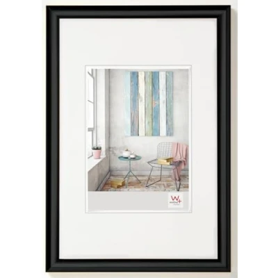 Image of walther Design Picture Frame Black 30 x 40 cm Trendstyle Plastic KP040B