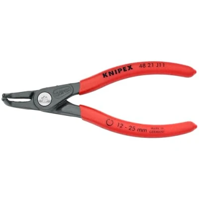 Image of KNIPEX Tools Precision Circlip Pliers, Internal, 90 Degree Angled, 15/32&quot; 1&quot; Bore Dia. (4821J11)
