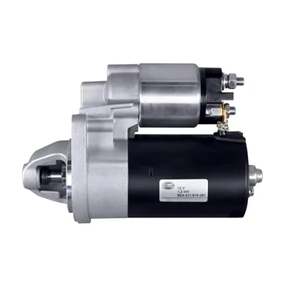Image of 46800152, 46816971, 46835093, 46835094 Starter motor HELLA 8EA 011 610 291 12V 1,3kW 9 66mm FIAT: Doblo I Estate, Cargo