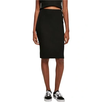 Image of Urban Classics Pencil skirt, Women&#039;s, Size: XS, Black