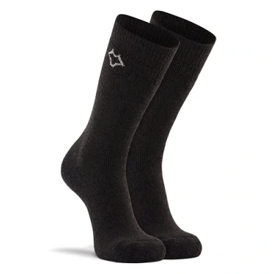 Image of FoxRiver Unisex Wick Dry Tramper Crew hiking socks, Black, L UK