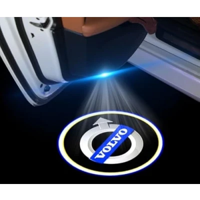 Image of Car Door Logo Light Projector for Volvo S90 V90 XC90 XC60 V60 V40 S80L S60L, Puddle Lights Welcome Lights, HD Ghost Shadow Decoration Accessories,2PCS