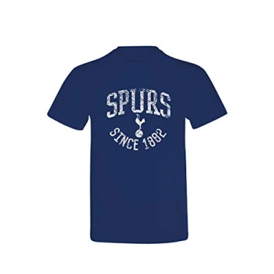 Image of Source Lab Limited Tottenham Hotspur Since 1882 T Shirt Navy Adults (L)