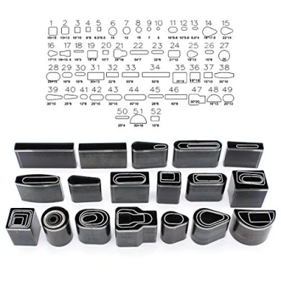 Image of Yuhtech 52Pcs Leather Punch Set, Hole Hollow Cutter for DIY Craft Puncher Tool