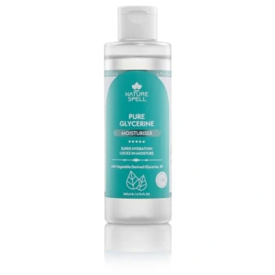Image of Nature Spell 100% Pure Vegetable Derived Glycerine, Super Hydrating, Locks In Moisture, For Face, Hair &amp; Body, Vegan, Fragrance Free Made The UK
