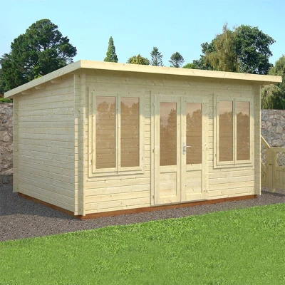Image of Palmako Lisa 4.2m x 3.2m Log Cabin Garden Room (34mm)