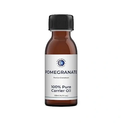 Image of Mystic Moments Pomegranate Carrier Oil 250ml Pure &amp; Natural Perfect for Hair, Face, Nails, Aromatherapy, Massage and Dilution Vegan GMO Free