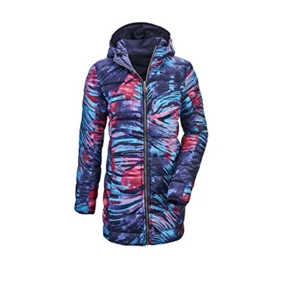Image of Killtec Girls&#039; Lynge Grls Prk Reversible jacket with Hood, girls, hood., 35492 000, dark navy, 164 (EU)