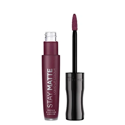 Image of Rimmel Stay Matte Liquid Lipstick, Midnight