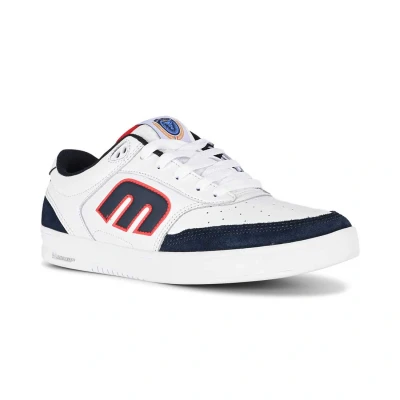 Image of Etnies The AURELIEN Michelin Mens Skate Trainers in White Navy Red 8 UK