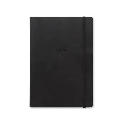 Image of Letts of London Edge A5 week to view with notes 2025 diary Black
