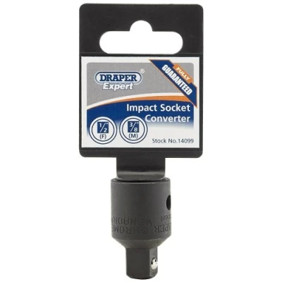 Image of Draper Impact Socket Converter, 1/2&quot;(F) x 3/8&quot;(M)