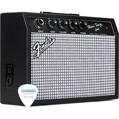 Image of Fender Mini &#039;65, Twin Guitar Amp, 1W Amplifier Suitable For Electric Guitars, 9V