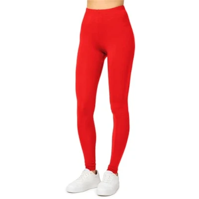 Image of Merry Style Women&#039;s Leggings Long MS10 143 (Red, M)