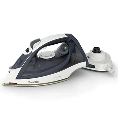 Image of Breville VIN439 Turbo Charge 2600W Cordless Steam Iron Blue/White
