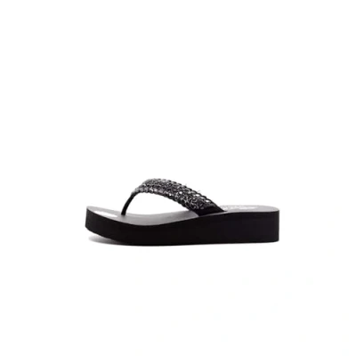 Image of Skechers Women&#039;s Vinyasa Sneaker, Black Mitobuck/Jewel Trim, 6 UK