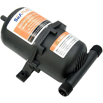 Image of Pressure Accumulator Tank 0.75 Liter 125 psi Pressurized Water Pump Control Internal Bladder for Boat Yacht Marine RV Caravan Van Motorhome