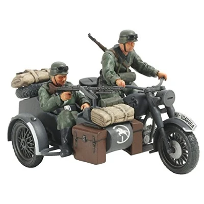 Image of Tamiya 32578 1:48 Dt. Side Car Track (2), Model Kit, Plastic Assembly Detailed Replica,Brown,Small