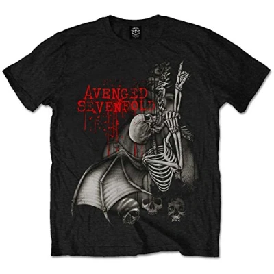 Image of Avenged Sevenfold Spine Climber Official Tee T Shirt Mens Unisex (XX Large) Black