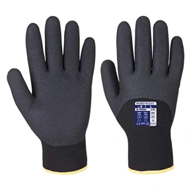 Image of Portwest A146 Twin Lined Flexible Arctic Winter Glove Black, XX Large