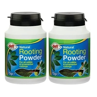 Image of 2 x Doff Hormone Rooting Powder 75g Help New Roots On Cuttings and Promotes Strong Healthy