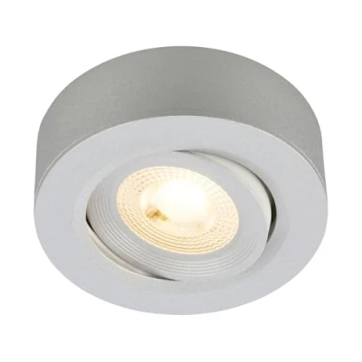 Image of Briloner LED recessed light Desi, matt chrome, Ø9cm, dimmable, 3000K