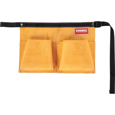 Image of Kennedy Suede Leather 2 Pocket 1 Loop Nail Pouch