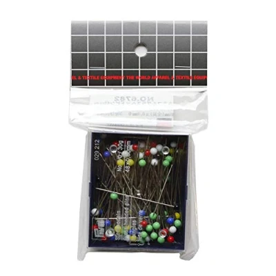 Image of Prym Head Pins, Alloy Steel Glass, Multicolor, One Size