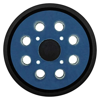 Image of 1 x SabreCut OSSCS002 125mm Medium 8 Dust Extraction Hole Random Orbital Sander Hook &amp; Loop Backing Pad Compatible with 4 Mount 29mm Centre