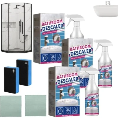 Image of Luckinwish Bathroom Cleaner Stubborn Stains Cleaner, Allfound Descaler, Descaler Foam, Spray,Bathroom Foam Cleaner,Multipurpose (3)