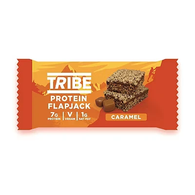 Image of Tribe Plant Protein Flapjack Caramel 50g