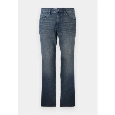 Image of TOM TAILOR Men&#039;s 1042341 Marvin Straight Jeans, 10282 Dark Stone Wash Denim, 33 W/34 L