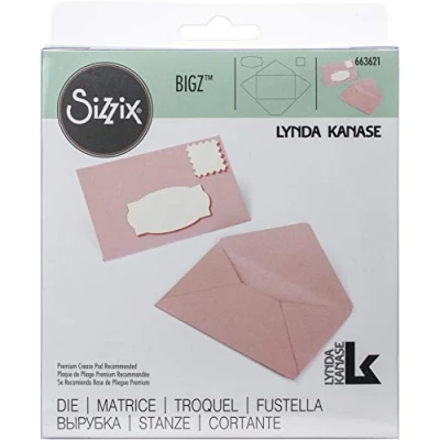 Image of Sizzix Bigz Die 663621 Envelope Mini by Lynda Kanase, Multi Colour Colour, One Size